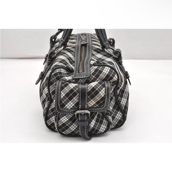 Burberry Blue Label Japan Exclusive Black Check Handbag EUC - Picture 4 of 17